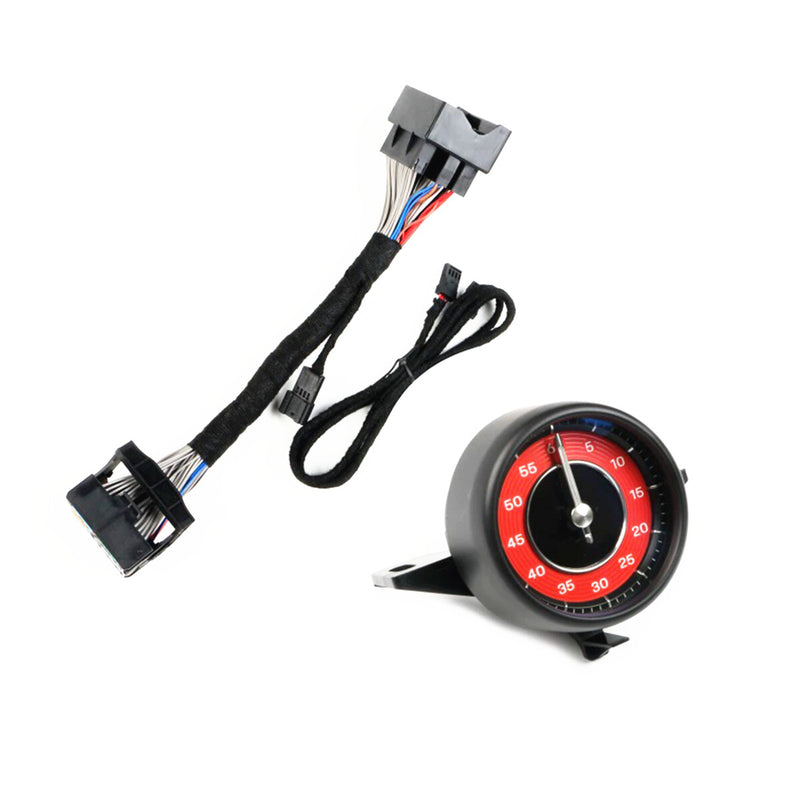 WXZOS Dashboard Sport Chrono Stopwatch Clock w/Panel for Porsche Cayenne 9Y0 2018-2023