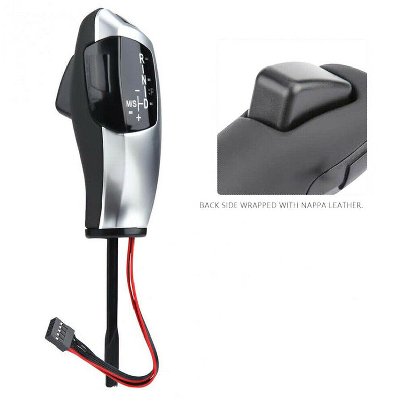 Silver LED Gear Shift Knob for E81 E82 E84 E87 E88 E89 E90 E91 E92 E93