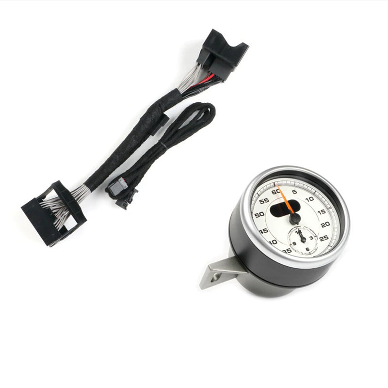 WXZOS Dashboard Sport Chrono Stopwatch Clock w/Panel for Porsche Cayman 981 2014-2016