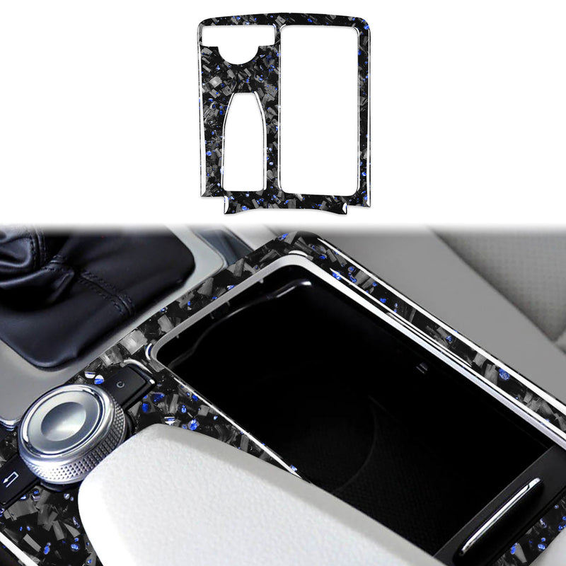 WXZOS Genuine Carbon Fiber Gear Shift Lever Trim for Mercedes W212 E-Class 2010-2012