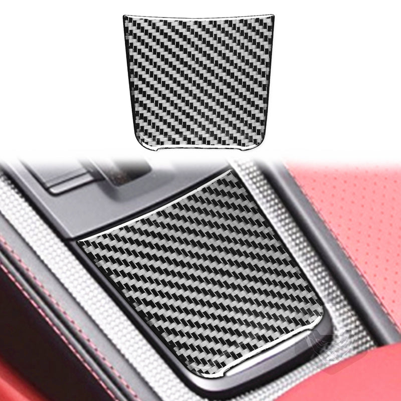 WXZOS Carbon Fiber Cigarette Lighter Cover Trim for Porsche 718 Boxster 982 2017-2025