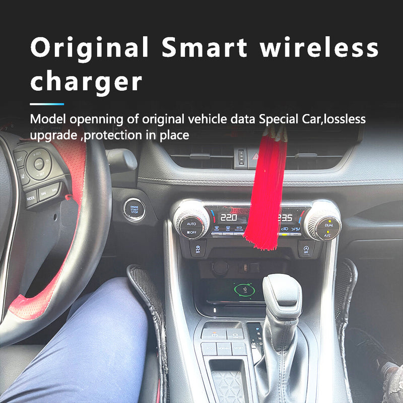WXZOS Center Console Phone Wireless Fast Charging Pad for Toyota RAV4 2020-2021