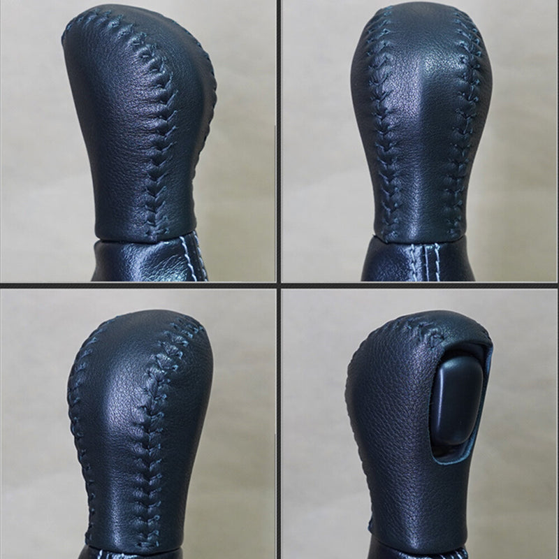 WXZOS Gear Shift Knob Protective Leather Cover for INFINITI Q50 QX50 2013-2016