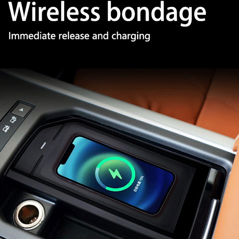 WXZOS Center Console Wireless Fast Charging Pad for Land Rover Evoque 2015-2019