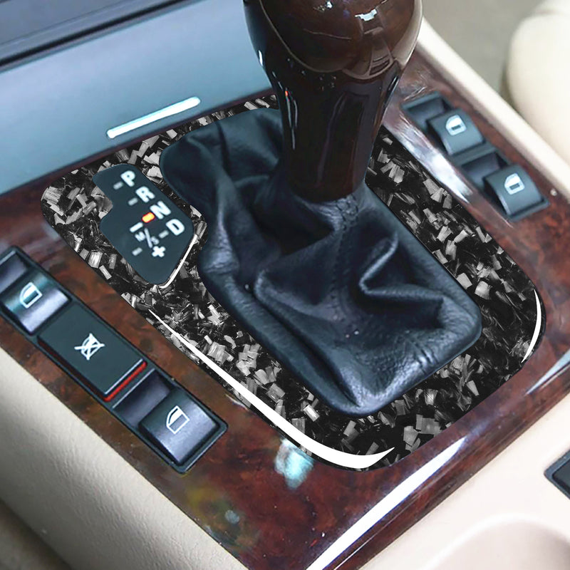 WXZOS Genuine Carbon Fiber Gear Shift Lever Panel Trim for BMW E46 3series 1998-2005