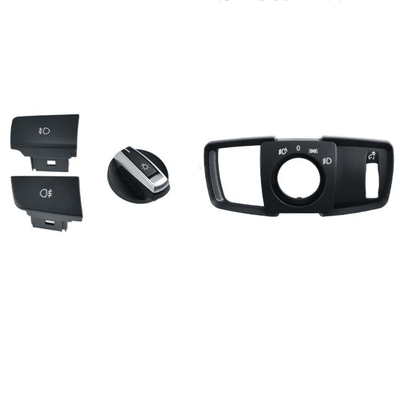 WXZOS Car Headlight Control Switch Button Cover for BMW F45 F46 220i Wagon 2016-2019