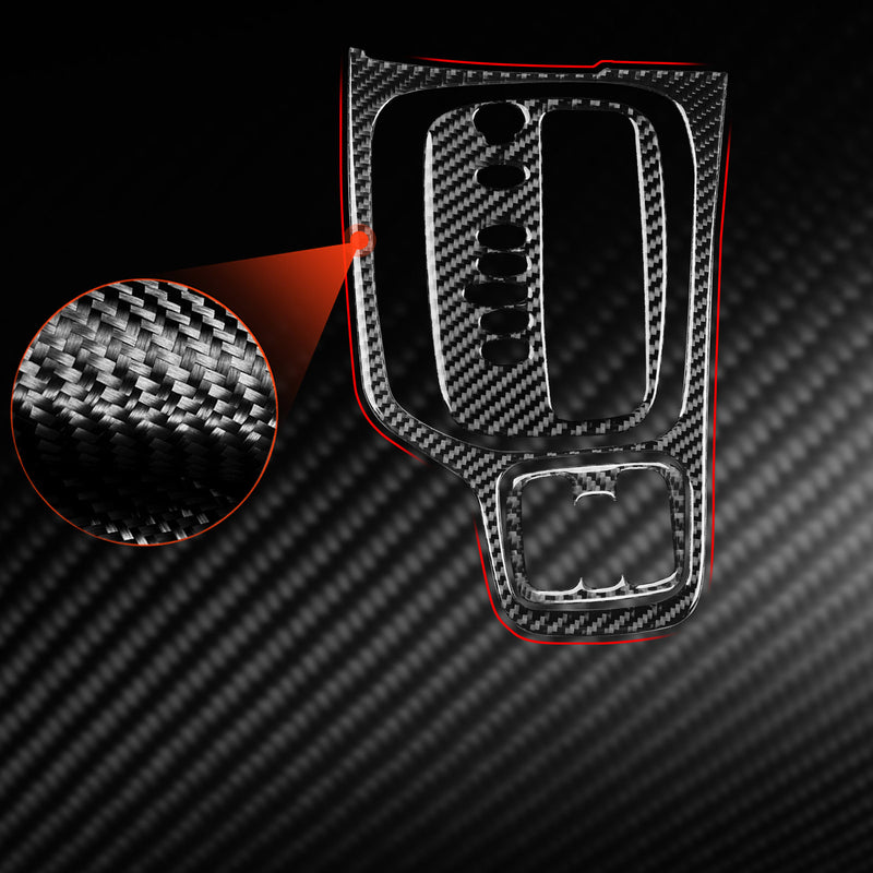 WXZOS Genuine Carbon Fiber Gear Shift Lever Panel Trim for Toyota Celica 2000-2005