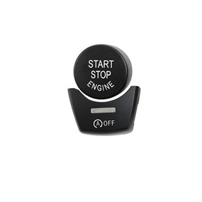 Black Engine Start Stop Button Cover Kit for BMW 5Serie F10 F11 F07 GT 2010-2016