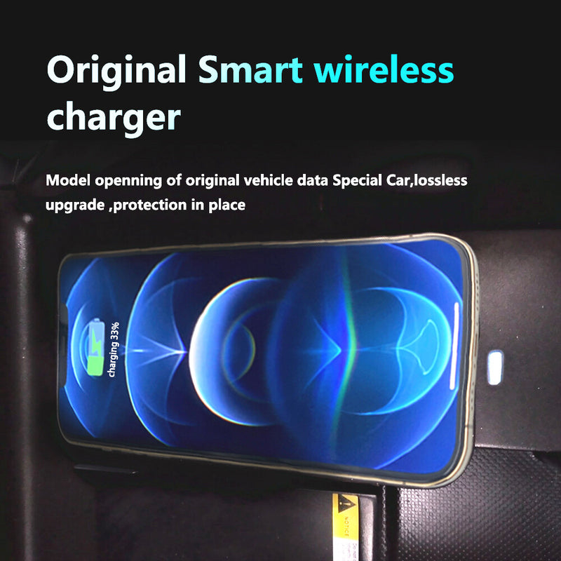 WXZOS Center Console Wireless Fast Charging Pad for Suzuki Baleno 2015-2019