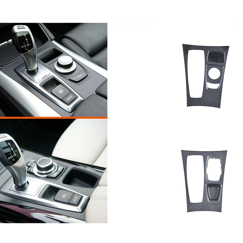 WXZOS Gear Shift Knob Lever Panel Replace for BMW X5 E70 2007-2013 X6 E71 2008-2014