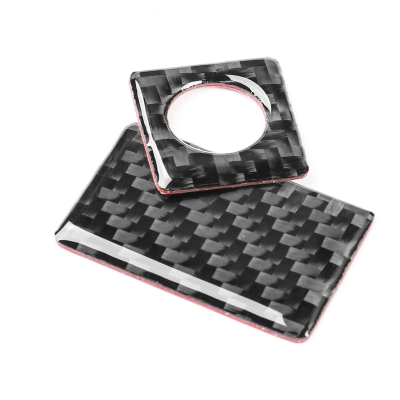 WXZOS Genuine Carbon Fiber Glove Box Release Lever Trim for Toyota Celica 2000-2005