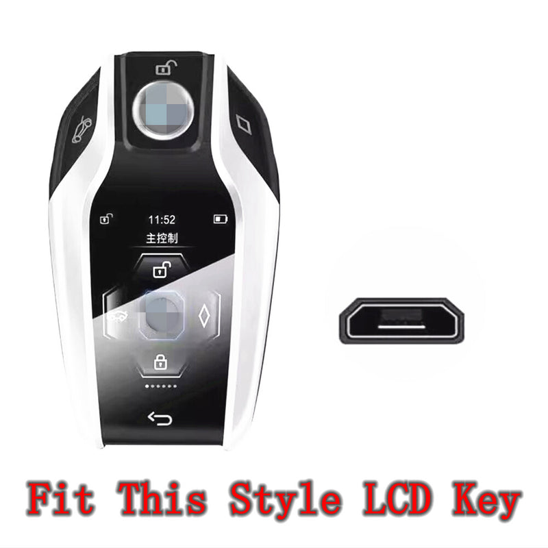 WXZOS LCD Smart Car Key Charging USB Data Cable for BMW G11 G12 7series 2016-2024