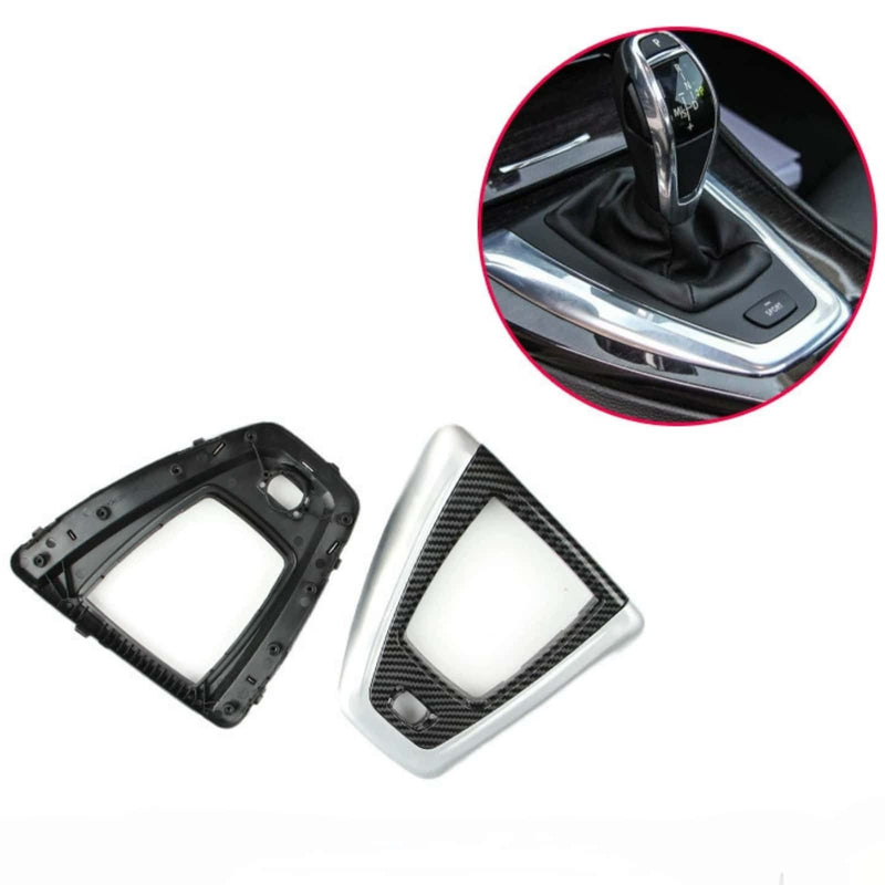 WXZOS Car Gear Shift Lever Trim Panel Replacement for BMW E90 E92 E93 3Series 2005-13