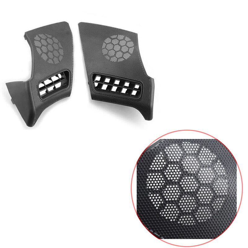 Black Dash Vent Speaker Grill Cover for Mercedes 1996-2003 W210 E-Class E320/430