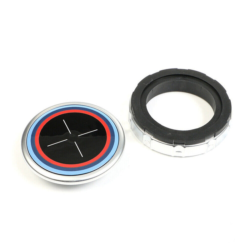 Car 7 Button CIC IDrive Multi-Media Knob Cover Trim for BMW X3 F25 2011-2013