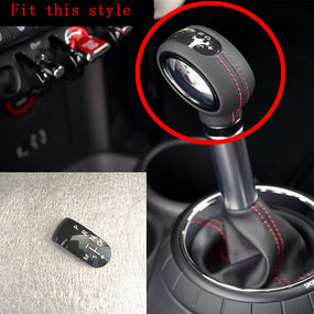 Gear Shift Knob Panel Sticker for MINI Cooper F54 F55 F56 F60 2014-2017