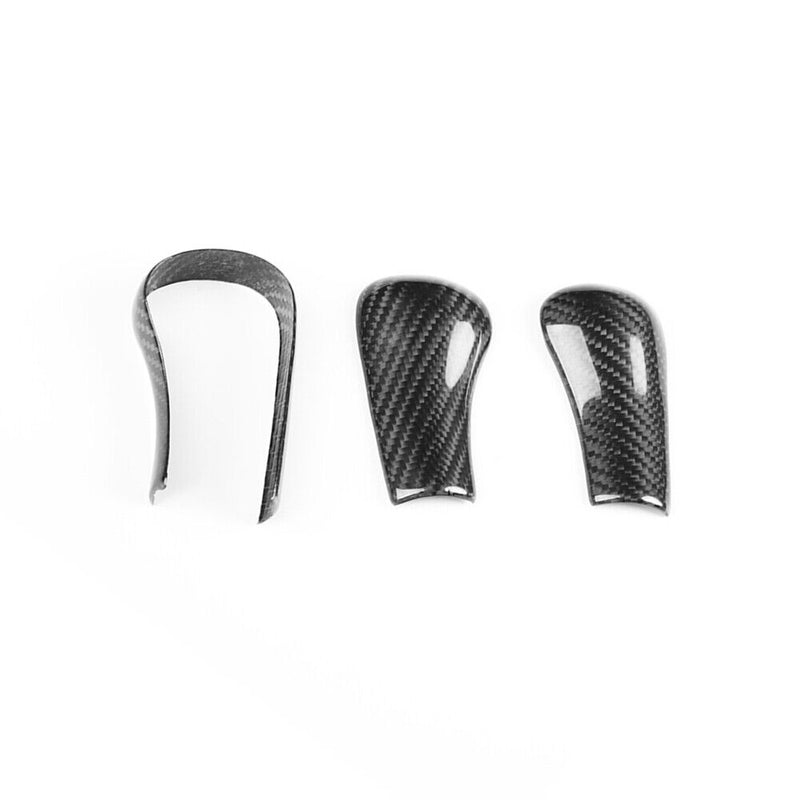 Genuine Carbon Fiber Gear Shift Knob Handle Cover Fit for Nissan GT-R 1989-2002