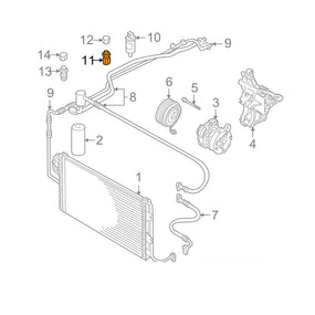 Valve Return Port Ball 357820795J For Audi Q7 TT VW Golf Jetta Touareg