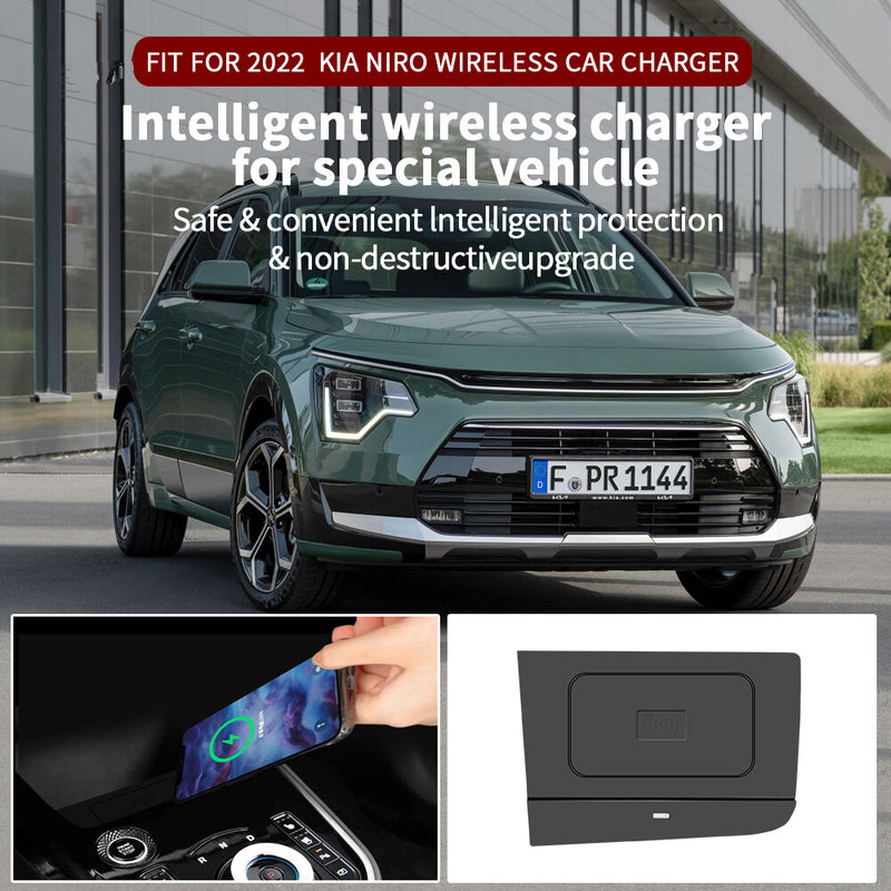 WXZOS Center Console Phone Wireless Fast Charging Pad for Kia Niro 2022