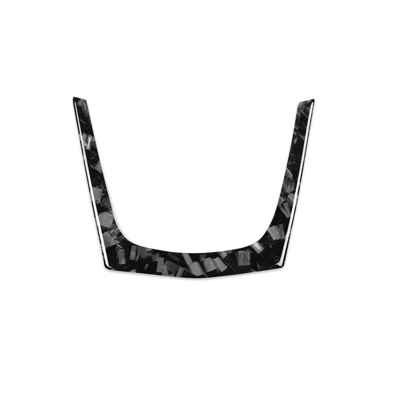 WXZOS Genuine Carbon Fiber Dashboard Center Console Trim for Cadillac XT5 2016-2017