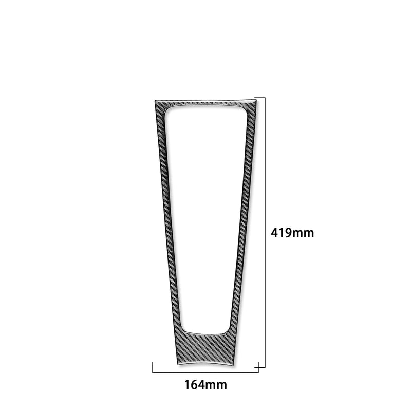 WXZOS Genuine Carbon Fiber Gear Shifter Panel Trim for Porsche 718 Boxster 2017-2025