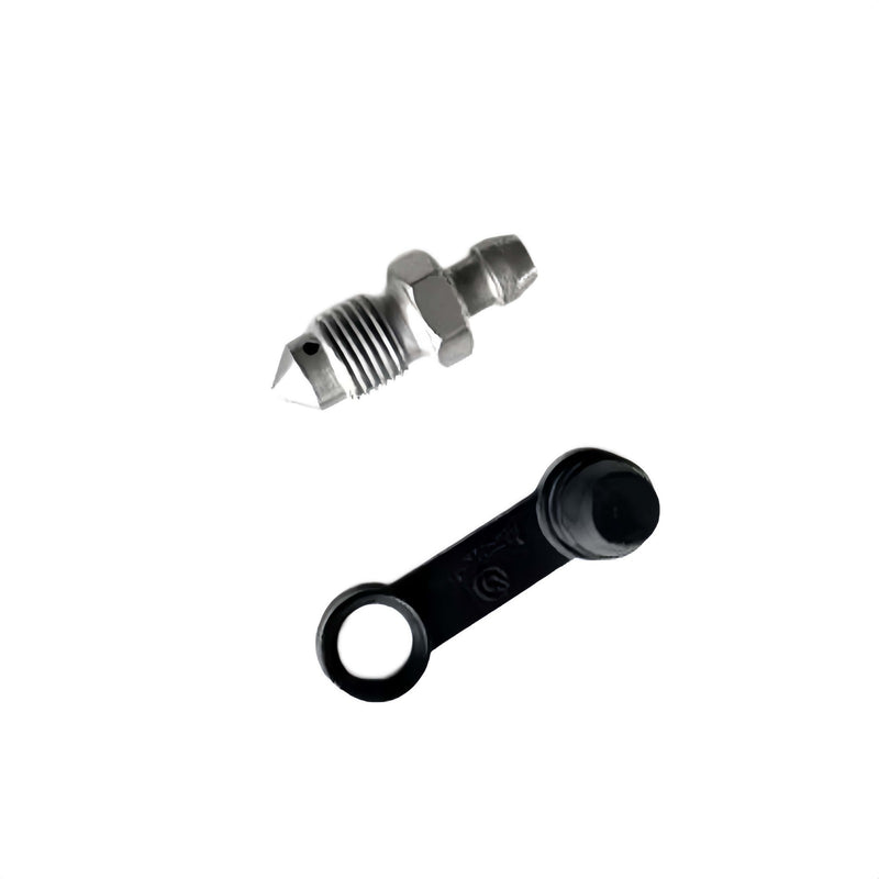 WXZOS Bleed Valve Brake Caliper Bleeder Screw w/Boot for Porsche 987 Boxster 2005-2012