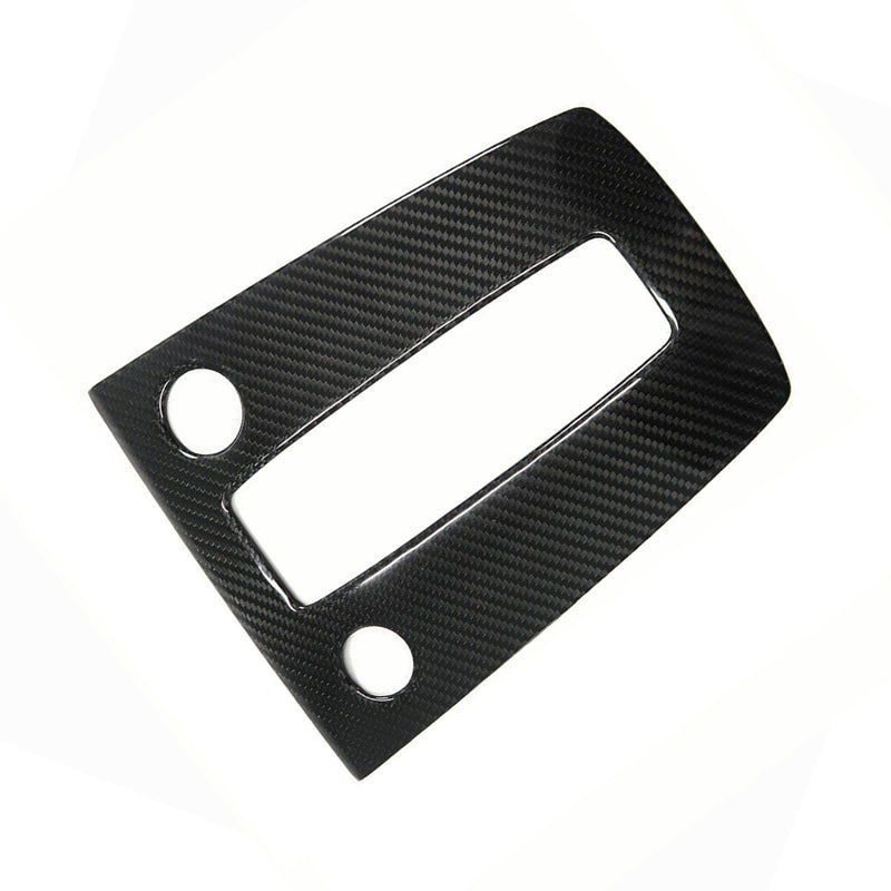 WXZOS Genuine Carbon Fiber Gear Shift Lever Knob Trim for Audi A3 S3 RS3 2021-2023