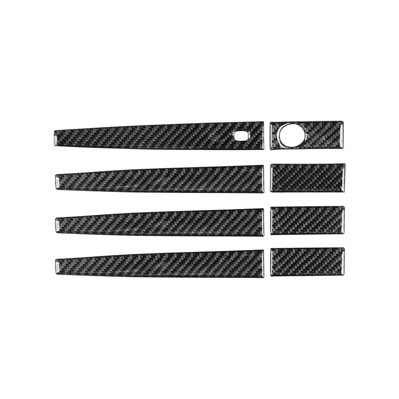 WXZOS Genuine Carbon Fiber RExterior Door Handle Trim for Dodge Durango 2011-2019