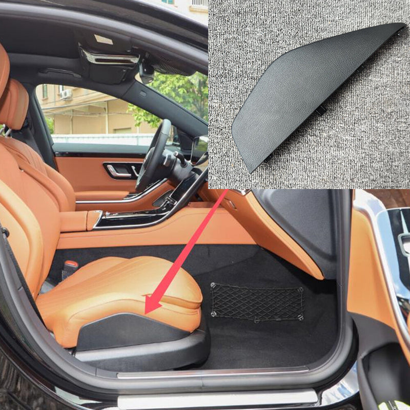 WXZOS Seat Height Adjustment Plate Cover for Mercedes-Benz W223 S-Class 2021-2023