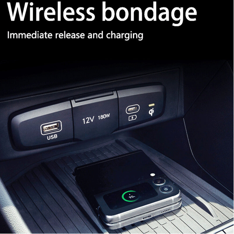 WXZOS Center Console Phone Wireless Fast Charging Pad for Hyundai Elantra 2012-2015
