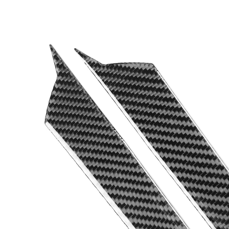 WXZOS Genuine Carbon Fiber Rear Taillight Trim for Chevrolet Corvette C8 2020-2024