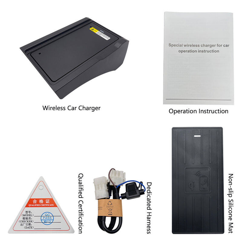 WXZOS Center Console Phone Wireless Fast Charging Pad for BMW X5 G05 F95 2019-2020