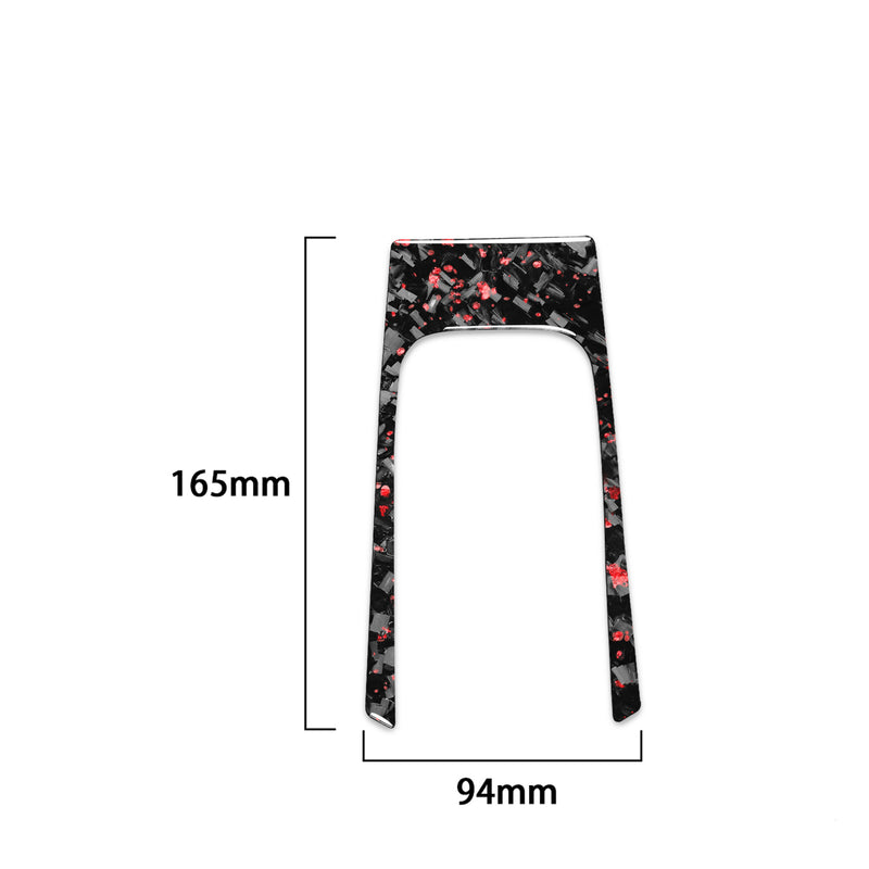 WXZOS Genuine Carbon Fiber Gear Shift Lever Panel Trim for Toyota Corolla 2019-2020