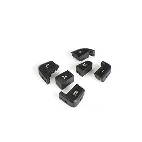 Black Steering Wheel Switch Button Cover Repair Kit for Benz 2014-2018 W205 C'