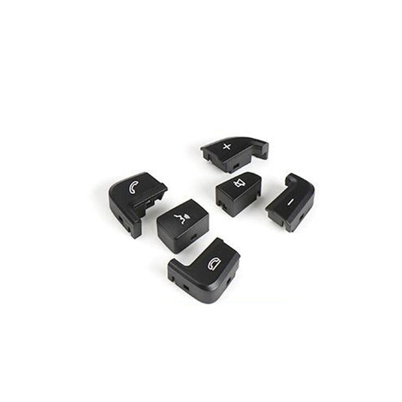 Black Steering Wheel Switch Button Cover Repair Kit for Benz 2014-2018 W205 C'