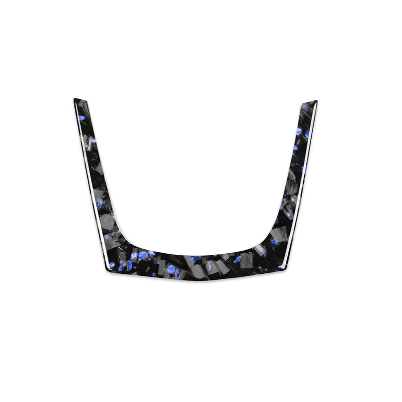 WXZOS Genuine Carbon Fiber Dashboard Center Console Trim for Cadillac XT5 2016-2017