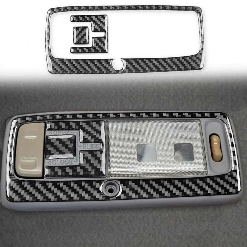 WXZOS Genuine Carbon Fiber Dome Light Trim for Toyota Celica 2000-2005