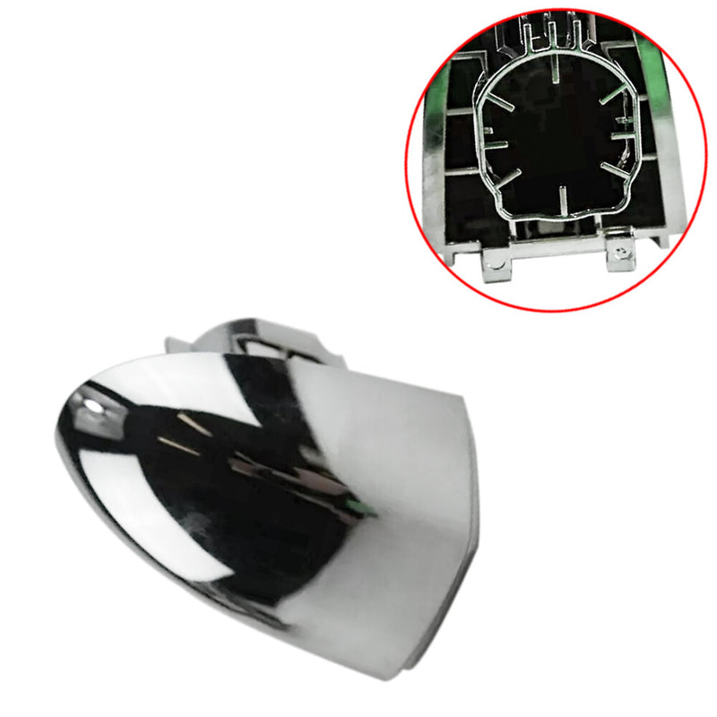 WXZOS Chrome Right Door Handle Cover Plug Cap for Maserati 2014-2023 Quattroporte M156