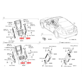 FM Audio Knob Volume Button 90010-22070 for Lexus 2009.08-2012.06 ES240 ES350