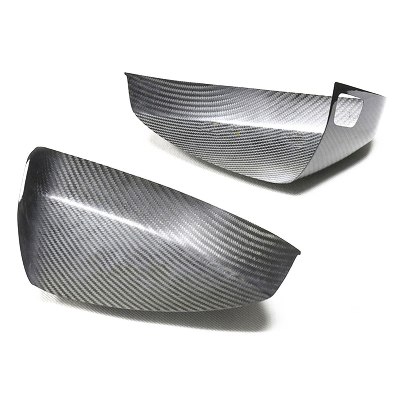 WXZOS Genuine Carbon Fiber Wing Mirror Trim for Audi A3 8V S3 RS3 2014-2019