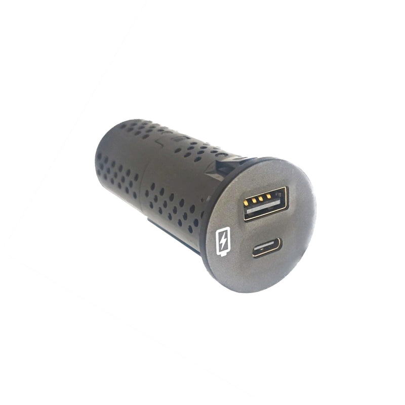 WXZOS Center Console USB Charger Plug Hub Type-C w/Cable for Ford Escape 2020-2023