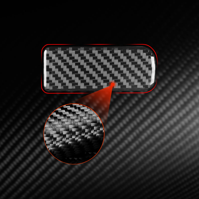 WXZOS Carbon Fiber ‌Center Glove Compartment Box Trim for Benz W206 C-class 2022-2024