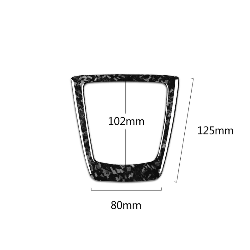 WXZOS Genuine Carbon Fiber Gear Shift Lever Panel Trim for BMW E89 Z4 2009-2015