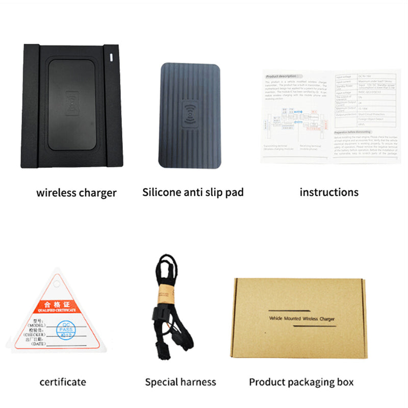 WXZOS Center Console Phone Wireless Fast Charging Pad for Hyundai Sonata 2010-2014