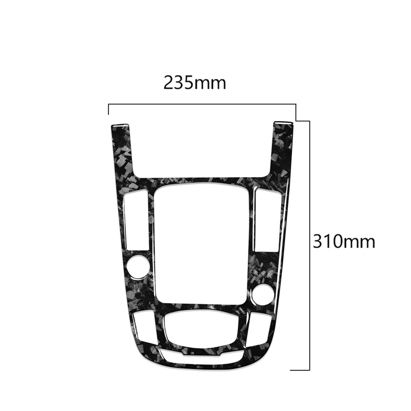 WXZOS Genuine Carbon Fiber Gear Shift Lever Panel Trim for Audi A4 B8 S4 RS4 2013-2016