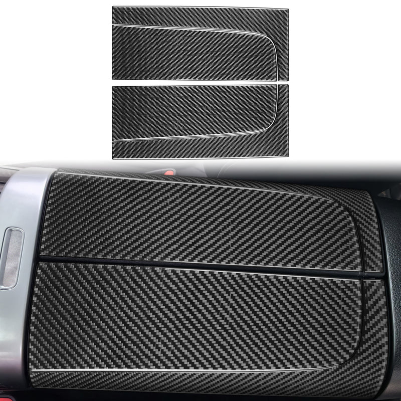 WXZOS Genuine Carbon Fiber Center Console Armrest Trim for Mercedes W254 GLC 2023-2024