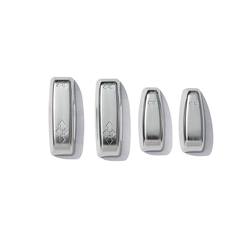 4Pcs Seat Adjustment Switch Button Cover Trim for Volvo XC60 V60 S60 V40