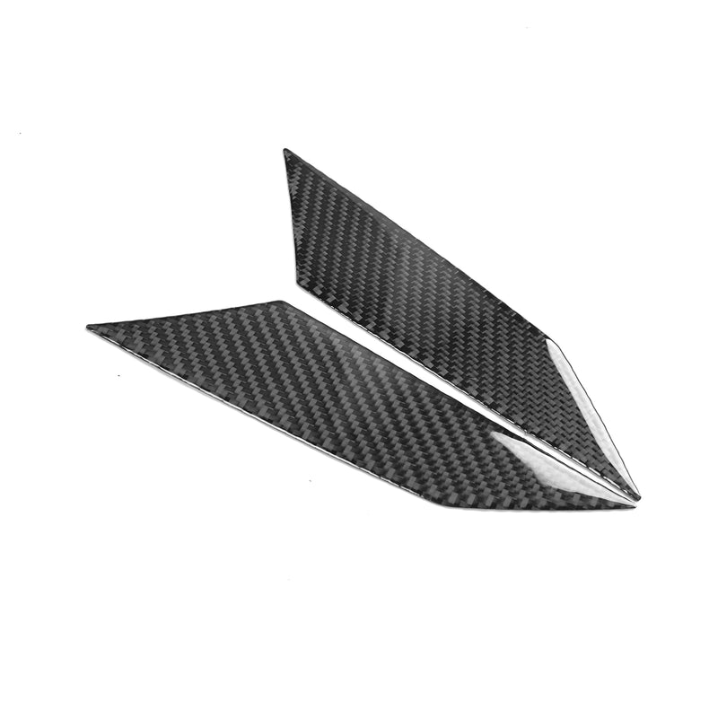 WXZOS Genuine Carbon Fiber Rear Taillight Trim for Chevrolet Corvette C8 2020-2024