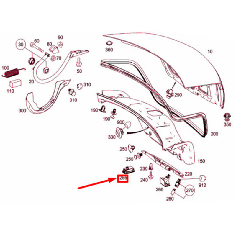 Trunk Lid Tailgate Control Switch for Benz W211 W212 2003-2010 W213 C238 2017-19
