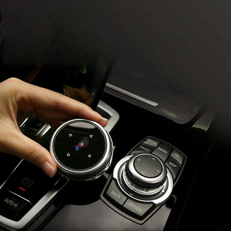 7 Button CIC IDrive Multi-Media Knob Cover for BMW M5 M6 2010 2011 2012 2013